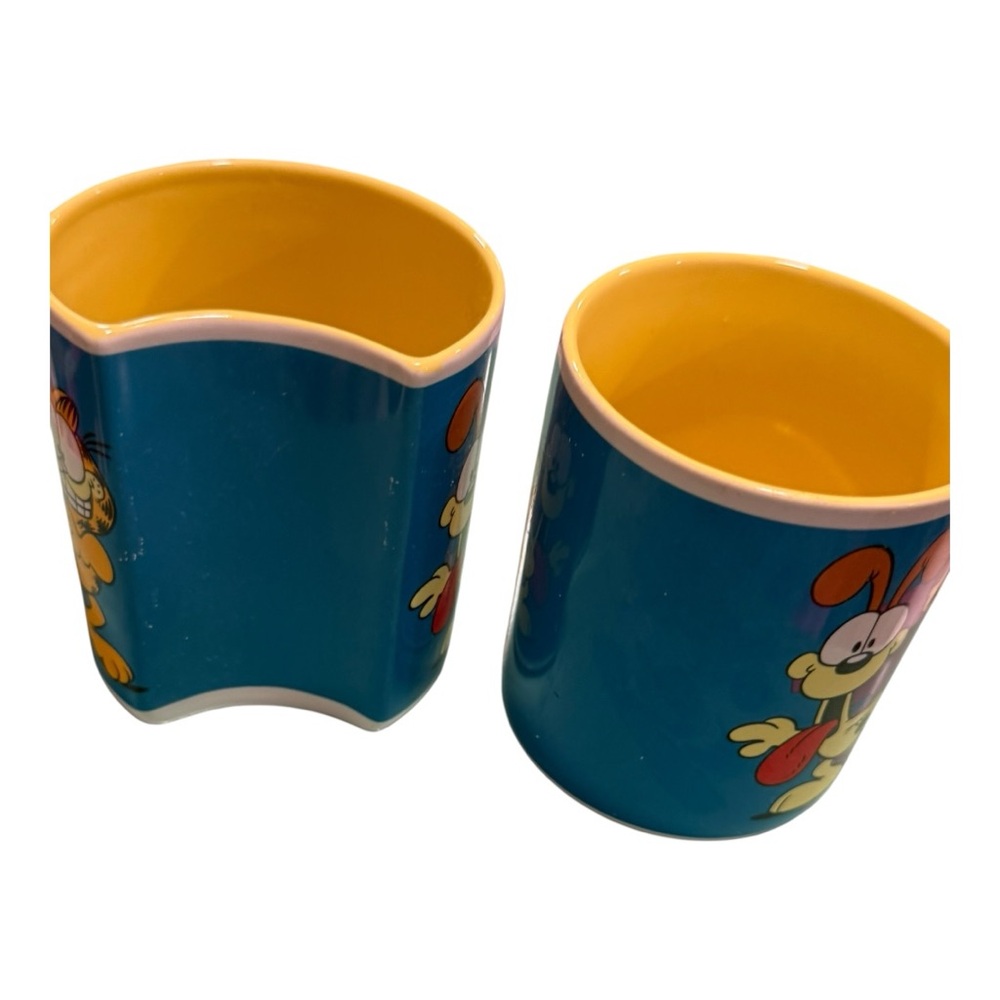 Vintage Garfield & Odie Connecting Mug Set by Enesco You and Me We’re Tight 1978 - Picture 8 of 9
